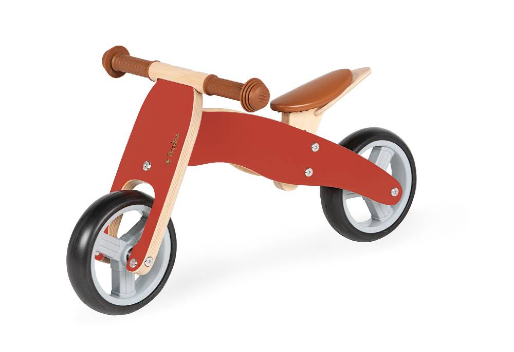 Pinolino Mini-Laufdreirad 'Charlie', rot/natur - Auslaufartikel Discount Store für neue Produkte
