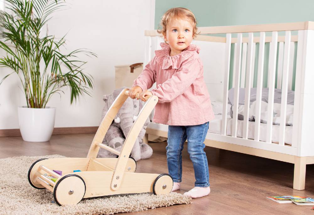 Pinolino Lauflernwagen 'Uli', natur - Auslaufartikel Schlussverkauf