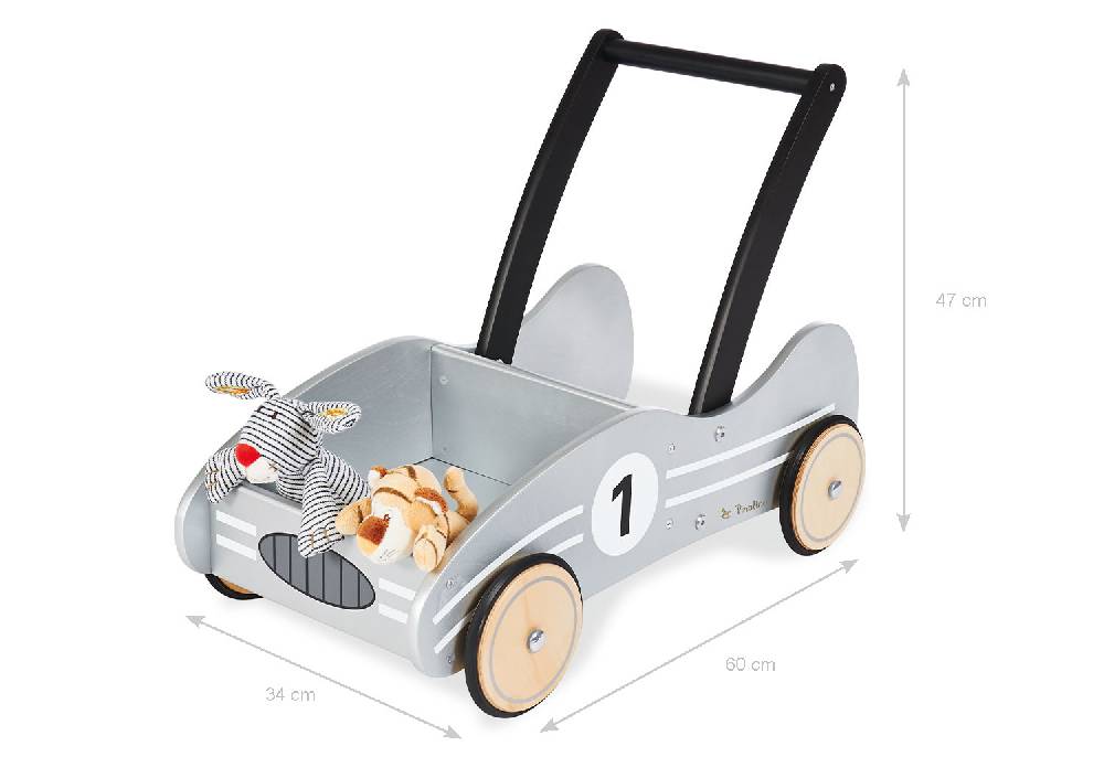 Pinolino Lauflernwagen 'Kimi', silber - Auslaufartikel Günstiger Verkauf