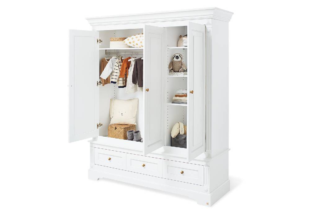 Pinolino Limited Edition - Kleiderschrank 'Emilia Gold' groß - Auslaufartikel Neuheiten