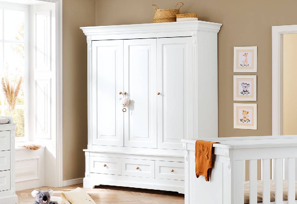 Pinolino Limited Edition - Kleiderschrank 'Emilia Gold' groß - Auslaufartikel Neuheiten