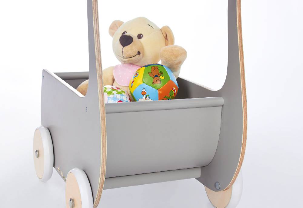 Pinolino Puppenwagen 'Mette', grau - Auslaufartikel Bis zu 55% Rabatt