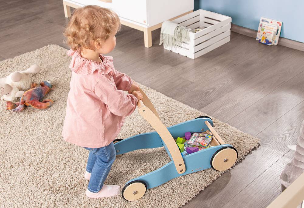 Pinolino Lauflernwagen 'Uli', blau - Auslaufartikel Kostenloser Versand international