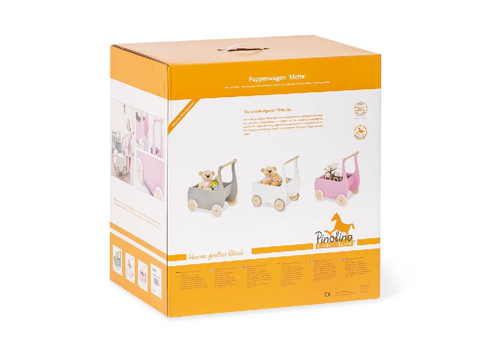 Pinolino Puppenwagen 'Mette', rosa - Auslaufartikel Im Verkauf