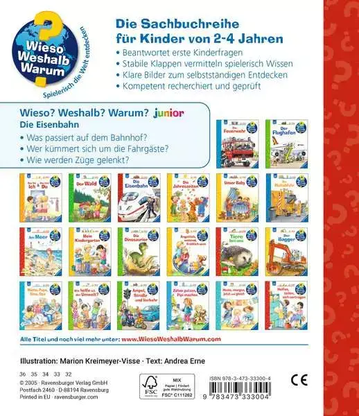 Ravensberger Matratzen Ravensburger Wieso? Weshalb? Warum? junior, Band 9: Die Eisenbahn Black Friday