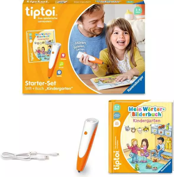 Ravensberger Matratzen tiptoi® Starter-Set: Stift und Wörter-Bilderbuch Kindergarten Muttertagsangebot