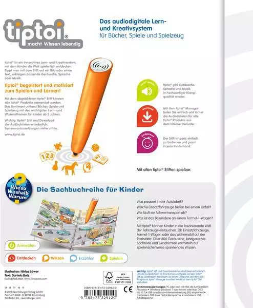 Ravensberger Matratzen tiptoi® Wieso? Weshalb? Warum? Die Welt der Fahrzeuge Top Angebot