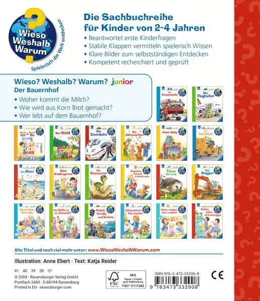 Ravensberger Matratzen Ravensburger Wieso? Weshalb? Warum? junior, Band 1: Der Bauernhof Neueste Mode