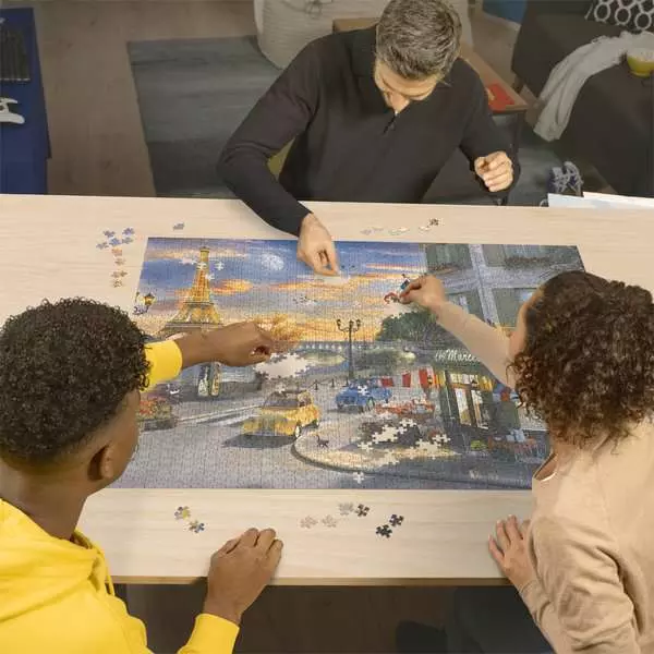 Ravensberger Matratzen Puzzle 2000 Teile - Romantische Abendstunde in Paris Tägliche Deals