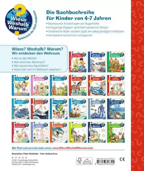Ravensberger Matratzen Ravensburger Wieso? Weshalb? Warum?, Band 32: Wir entdecken den Weltraum Kostenlose Rückgabe