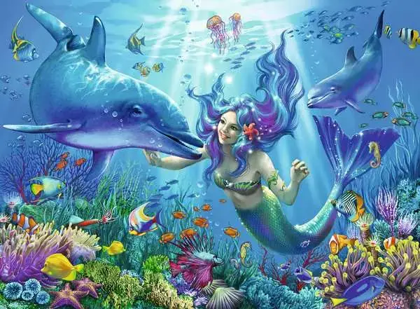 Ravensberger Matratzen Kinderpuzzle ab 8 Jahren - Leuchtendes Unterwasserparadies - 200 Teile JETZT KAUFEN