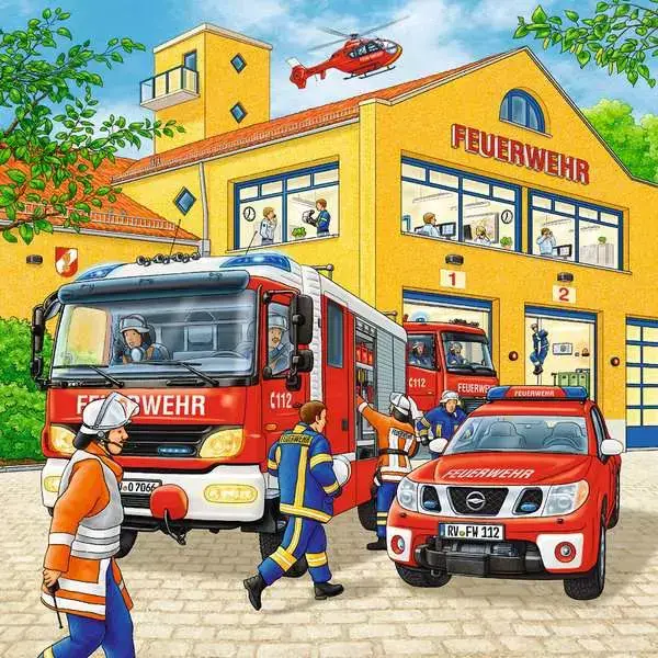 Ravensberger Matratzen Kinderpuzzle ab 5 Jahren - Feuerwehreinsatz - 49 Teile Sonderangebot der Fabrik