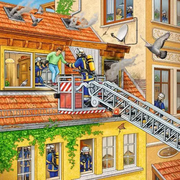 Ravensberger Matratzen Kinderpuzzle ab 5 Jahren - Feuerwehreinsatz - 49 Teile Sonderangebot der Fabrik