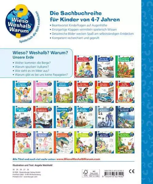 Ravensberger Matratzen Ravensburger Wieso? Weshalb? Warum?, Band 36: Unsere Erde Discount Store für neue Produkte
