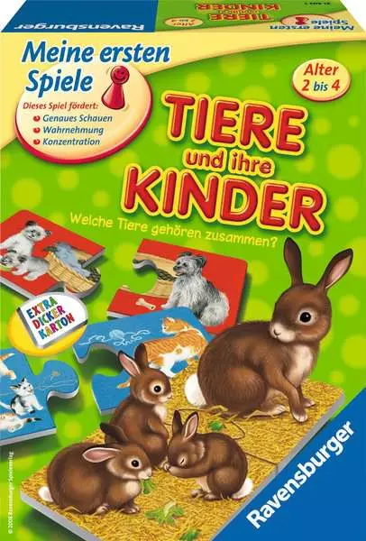 Ravensberger Matratzen Tiere und ihre Kinder - Kinderspiel ab 2 Jahren Speichern exportieren