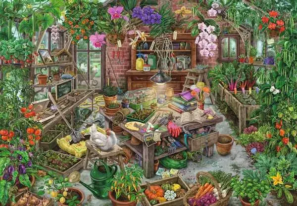 Ravensberger Matratzen Puzzle 368 Teile - Im Gewächshaus 50% Rabatt für begrenzte Zeit