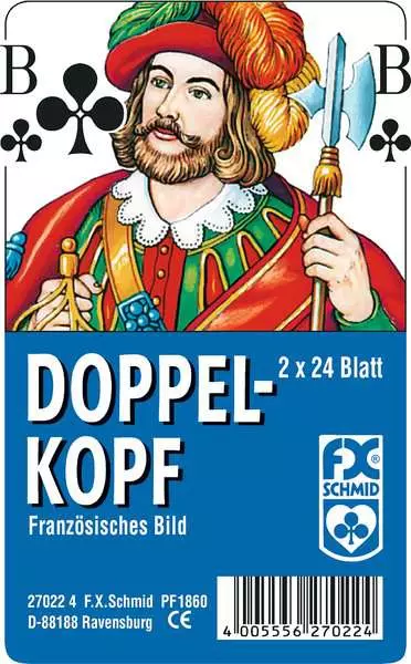 Ravensberger Matratzen Doppelkopf, Französisches Bild, in Klarsicht-Box - Kartenspiel ab 8 Jahren Günstiger Verkauf