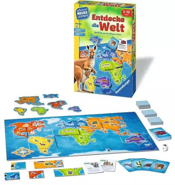 Ravensberger Matratzen Entdecke die Welt - Kinderspiel ab 5 Jahren Fabrikverkauf