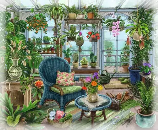 Ravensberger Matratzen Puzzle 99 Teile - Im Gutshaus Wintergarten Fabrik Onlineshop