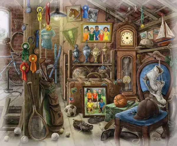Ravensberger Matratzen Puzzle 99 Teile - Im Gutshaus Dachboden Sonderangebot