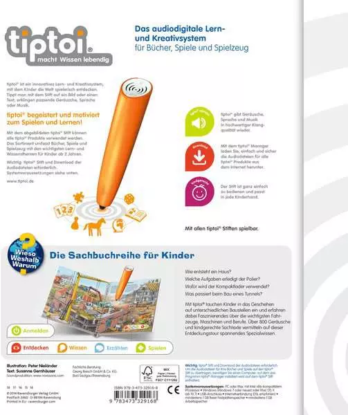 Ravensberger Matratzen tiptoi® Wieso? Weshalb? Warum? Komm mit auf die Baustelle Rabatt
