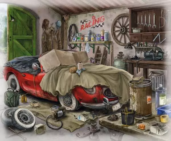 Ravensberger Matratzen Puzzle 99 Teile - Im Gutshaus Garage Weihnachtsangebot