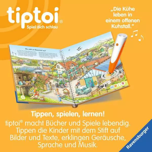 Ravensberger Matratzen tiptoi® Starter-Set: Stift und Bauernhof-Buch Osterangebot