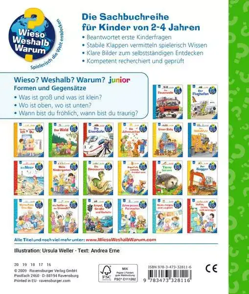 Ravensberger Matratzen Ravensburger Wieso? Weshalb? Warum? junior, Band 31: Formen und Gegensätze Neuheiten