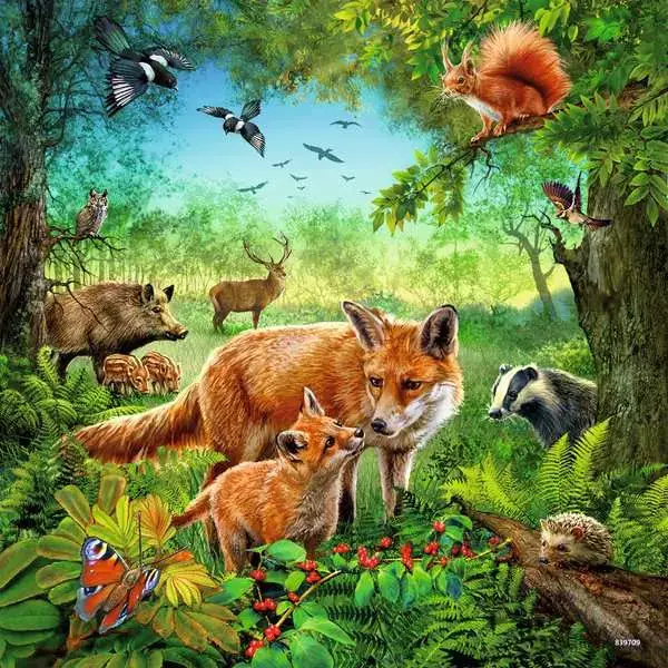 Ravensberger Matratzen Kinderpuzzle ab 5 Jahren - Tiere der Erde - 49 Teile Begrenzte Freigabe