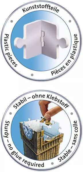 Ravensberger Matratzen 3D Puzzle Big Ben Nur für heute