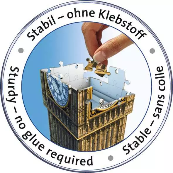 Ravensberger Matratzen 3D Puzzle Big Ben Nur für heute