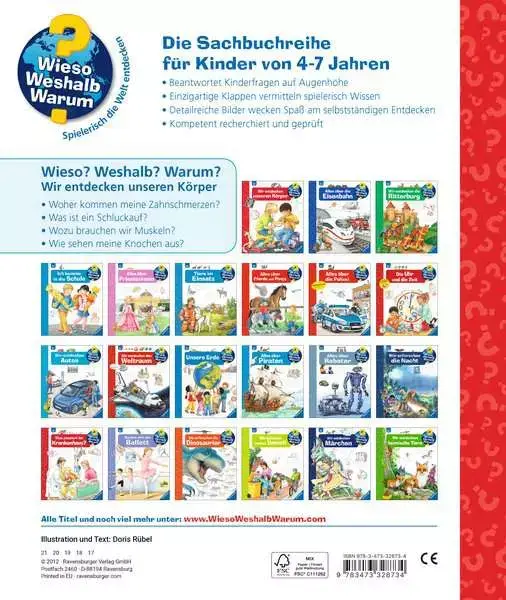 Ravensberger Matratzen Ravensburger Wieso? Weshalb? Warum? Band 1: Wir entdecken unseren Körper Speichern exportieren