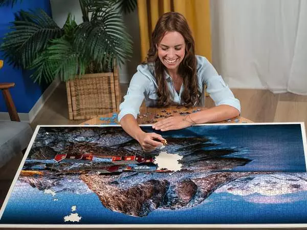 Ravensberger Matratzen Puzzle 3000 Teile - Hamnoy, Lofoten Günstig kaufen
