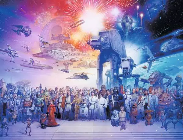 Ravensberger Matratzen Puzzle 2000 Teile - Star Wars Universum Vatertagsangebot
