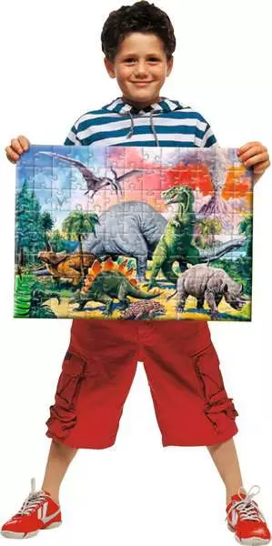 Ravensberger Matratzen Kinderpuzzle ab 6 Jahren - Unter Dinosauriern - 100 Teile Jubiläumsangebot