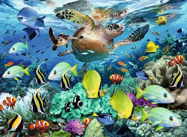 Ravensberger Matratzen Kinderpuzzle ab 7 Jahren - Unterwasserparadies - 150 Teile Online Outlet