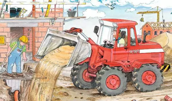 Ravensberger Matratzen Kinderpuzzle ab 3 Jahren - Mein Bagger - 15 Teile Zeitlich begrenztes Angebot