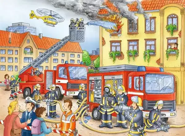 Ravensberger Matratzen Kinderpuzzle ab 6 Jahren - Unsere Feuerwehr - 100 Teile Blitzangebot