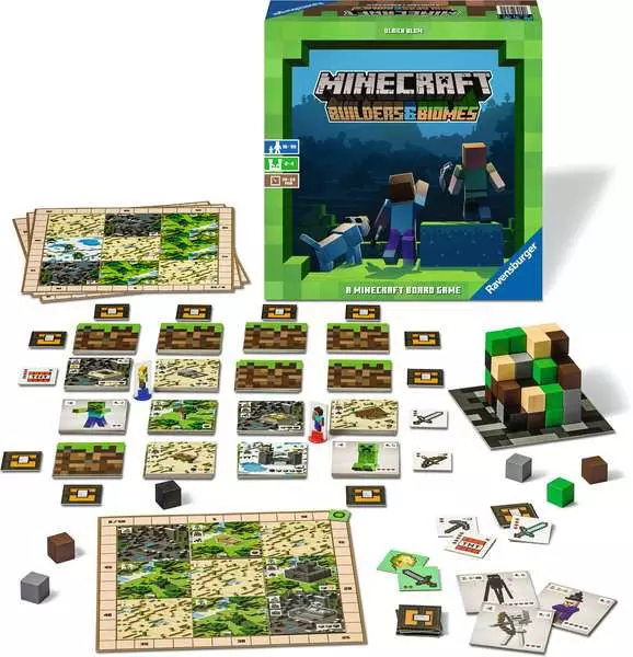 Ravensberger Matratzen Minecraft Builders & Biomes - Spiel ab 10 Jahren Riesige Ersparnisse