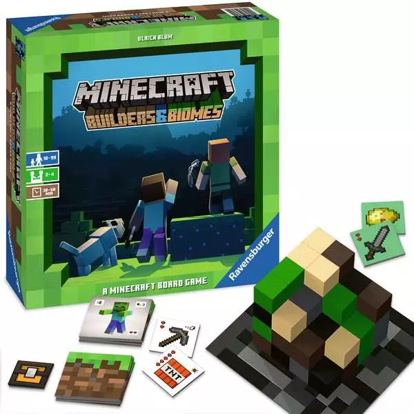 Ravensberger Matratzen Minecraft Builders & Biomes - Spiel ab 10 Jahren Riesige Ersparnisse