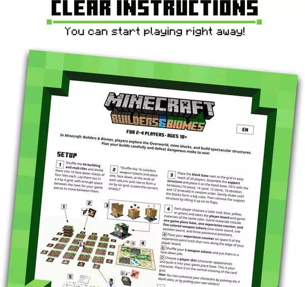 Ravensberger Matratzen Minecraft Builders & Biomes - Spiel ab 10 Jahren Riesige Ersparnisse
