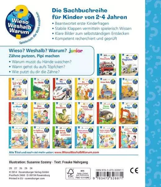 Ravensberger Matratzen Ravensburger Wieso? Weshalb? Warum? junior, Band 52: Zähne putzen, Pipi machen JETZT KAUFEN