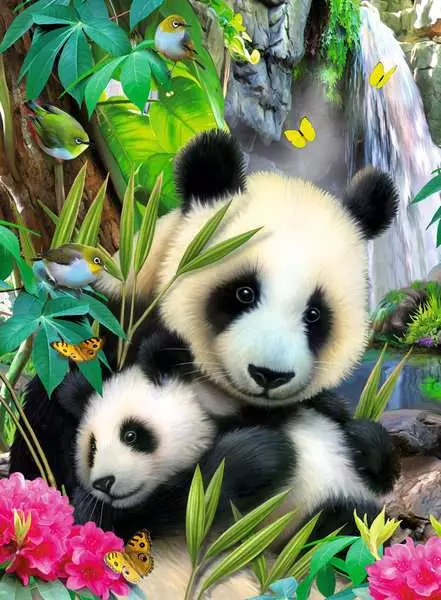 Ravensberger Matratzen Kinderpuzzle ab 9 Jahren - Lieber Panda - 300 Teile Sonderangebot der Fabrik