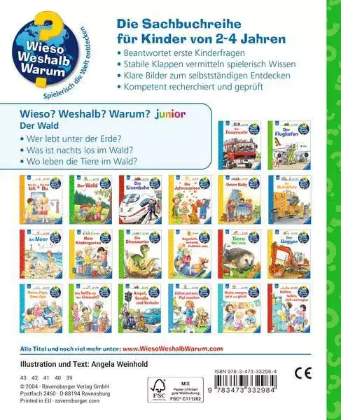 Ravensberger Matratzen Ravensburger Wieso? Weshalb? Warum? junior, Band 6: Der Wald Vierteljährliche Förderung