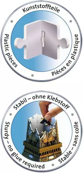 Ravensberger Matratzen 3D Puzzle Eiffelturm 50% Rabatt mit kostenlosem Versand