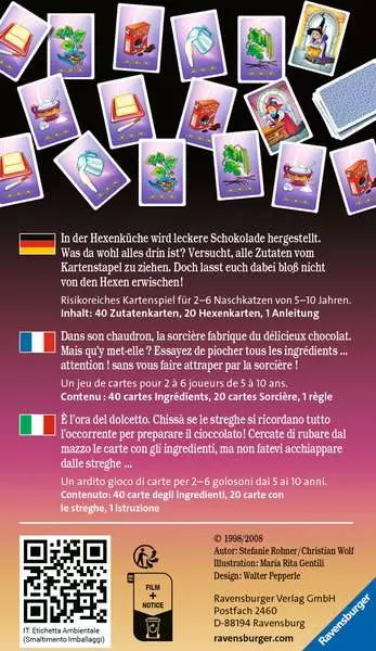 Ravensberger Matratzen Schoko Hexe - Reisespiel ab 5 Jahren Begrenzt auf 3 Tage