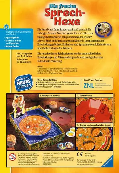 Ravensberger Matratzen Die freche Sprech-Hexe - Kinderspiel ab 4 Jahren 50% Rabatt für begrenzte Zeit