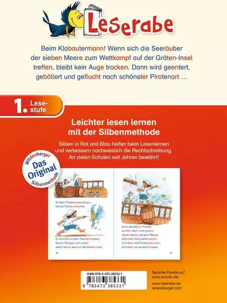 Ravensberger Matratzen Leserabe mit Mildenberger Silbenmethode: Piratengeschichten Auslauf