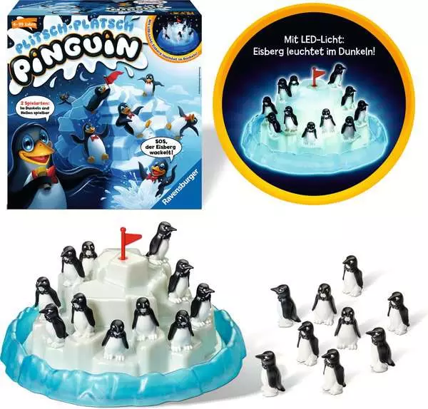Ravensberger Matratzen Plitsch - Platsch Pinguin - Kinderspiel ab 4 Jahren im Angebot