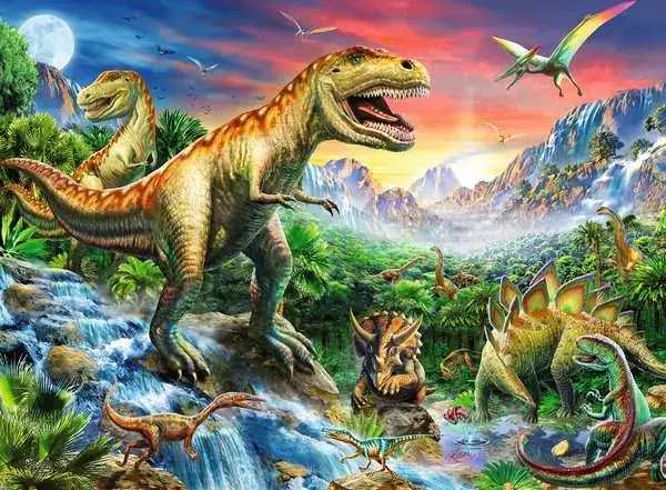 Ravensberger Matratzen Kinderpuzzle ab 6 Jahren - Bei den Dinosauriern - 100 Teile Fabrikverkauf